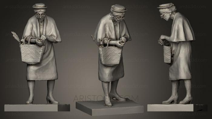 Statues of famous people (STKC_0208) 3D model for CNC machine